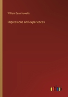 Impressions and experiences 1163770876 Book Cover