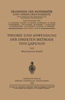 Theorie Und Anwendung Der Direkten Methode Von Ljapunov 3642527701 Book Cover