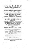 Holland Onder de Regeering Van Keizer Karel Den Vijfden 1274914167 Book Cover