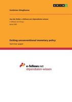Exiting unconventional monetary policy 3668546177 Book Cover