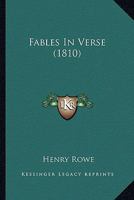 Fables In Verse 1241138931 Book Cover