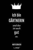 Notizbuch f�r G�rtner / G�rtnerin: Originelle Geschenk-Idee [120 Seiten kariertes blanko Papier] 1677510773 Book Cover