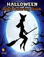 halloween adult coloring book: Happy Halloween Designs With Boys and Girls B09CKYSZCX Book Cover