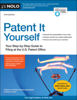 Patent It Yourself: Your Step-by-Step Guide to Filing at the U.S. Patent Office 141332780X Book Cover