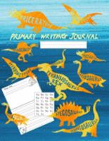 Primary Writing Journal: Dinosaur composition notebook with 100 pages,Jurassic park design glossy cover | Dotted midline and picture space 8.5 x 11in ... gift for boys who loves to draw and write 169158424X Book Cover