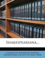 Shakespeariana 1346373965 Book Cover