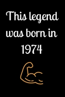 This legend was born in 1974 1658372778 Book Cover