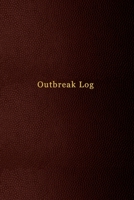 Outbreak Log: Stop further transmission of genital herpes type 1 and 2 with this treatment and tracking diary Red leather print design 1702426416 Book Cover