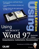 Special Edition Using Microsoft Word 97, Best Seller Edition (2nd Edition) 0789713985 Book Cover