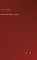 American Literary Masters (Essay index reprint series) 1245502522 Book Cover