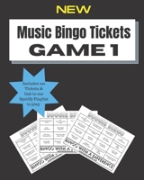 Music Bingo Tickets: Game 1: Boogie Bingo Is A Music Bingo Game For Up To 100 Players Of All Ages Using Our Spotify Playlist B08KGFT1QH Book Cover