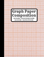 Graph Paper Composition: Quad Ruled 5 squares per inch: Math and Science Composition Notebook for Students 1672428750 Book Cover