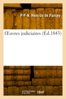 OEuvres judiciaires 232990262X Book Cover