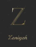 Zaniyah: 1 Year Daily Planner (12 Months) Yellow Gold Effect Letter Z Initial First Name 2020 - 2021 365 Pages for Planning January 20 - December 20 Appointment Calendar Schedule Plan Each Day, Set Go 1698898215 Book Cover