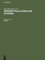 Frühmittelalterliche Studien 3111153126 Book Cover