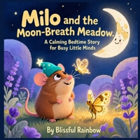 Milo and the Moon-Breath Meadow: A Calming Bedtime Story for Busy Little Minds (Blissful Bedtime Stories) B0HFMGGB1W Book Cover
