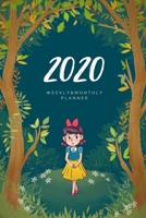 2020 Weekly & Monthly Planner: Little Girl – 6X9 Size – Glossy Soft Cover - Multi-Purpose: Organizer/Calendar/Notebook/Agenda/Diary/Journal. (Animation Themed Planners) 1673643213 Book Cover