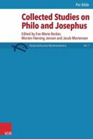 Collected Studies on Philo and Josephus 3525540469 Book Cover