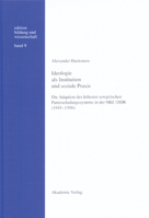 Ideologie ALS Institution Und Soziale Praxis 3050040734 Book Cover