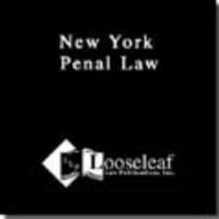 Penal Law ``N.Y.S. Certified'' 0930137027 Book Cover