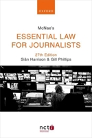 McNae's Essential Law for Journalists 0198898827 Book Cover