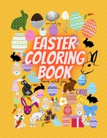 coloring book: happy Easter B08TFKM9WB Book Cover