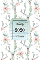 2020 Weekly Planner: 6 x 9 inch 150 Pages Year Months Weeks Calendar, Schedule, and Organizer plus Dot Grid Pages (January 2020 - December 2020) (Cactus) 1694774678 Book Cover