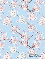 Notebook Cute Floral Cover College Ruled Paper: Large A4 (8.5 x 11), 100 Pages 1677177004 Book Cover