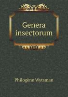 Genera Insectorum 5518957939 Book Cover