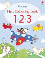 123 Colouring Book with Stickers 1409507408 Book Cover