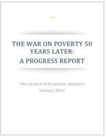 The War on Poverty 50 Years Later: A Progress Report 1503027031 Book Cover