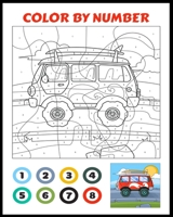 Color by Number: Stress Relieving Designs Birds Butterflies Coloring book, Large Print Color by Number 1689310502 Book Cover