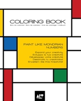 Coloring Book - Numbers Mondrian Style: libro da colorare libro de colorear livre de coloriage malbuch B0BVGQMLCR Book Cover