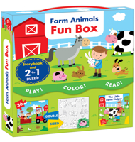 Farm Animals Fun Box: Box with storybook and 2-in-1 puzzle 2981580728 Book Cover