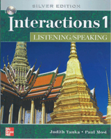 Interactions 1 Listening/Speaking Student Book + e-Course Code: Silver Edition 0073337420 Book Cover