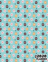 2020: Weekly & Monthly Planner: Jan 1, 2020 to Dec 31, 2020: Cute Cat Paw One Year Weekly Planner & Schedule Agenda with Inspirational Quotes (Cute Weekly and Monthly Planner Vol.1) 1708204237 Book Cover