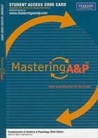 Mastering A&p with Pearson Etext -- Standalone Access Card -- For Fundamentals of Anatomy & Physiology 0321973569 Book Cover