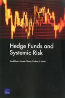 Hedge Funds and Systemic Risk 0833076841 Book Cover