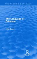 The Language of Criticism. 0415665043 Book Cover