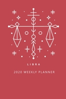 Libra 2020 Weekly Planner (Red) 1710307625 Book Cover