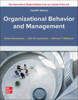 ISE Organizational Behavior and Management 1265033811 Book Cover