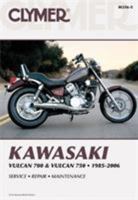 Clymer Kawasaki Vulcan 700 & Vulcan 750 1985-2006 1599690853 Book Cover