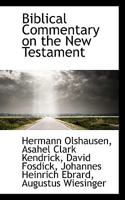 Biblical Commentary on the New Testament 1172855633 Book Cover