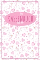 Kassenbuch: Kassenbuch mit 120 Seiten im Format A5 f�r einfache Buchf�hrung mit Einnahmen, Ausgaben, Saldo mit Einhorn Muster (Softcover) 1700522396 Book Cover