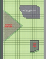 Graph Paper Notebook 8.5 x 11 IN, 21.59 x 27.94 cm [100page]: 1 cm squares [1 pt.][Metric]Perfect binding, non-perforated, Double-sided Composition Graph Paper, Coordinate Paper, Grid Paper, or Square 1676607730 Book Cover