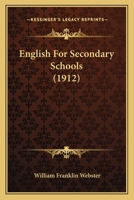 English For Secondary Schools 1436835666 Book Cover