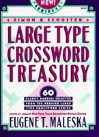 Simon & Schuster Large Type Crosswords Treasury #1 0684811871 Book Cover