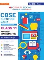 Oswaal CBSE Class 11 Applied Mathematics Question Bank 9356349231 Book Cover