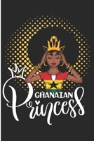 Ghanaian Princess: Akwaaba Melanin Popping Blank Lined Notebook 1695299507 Book Cover