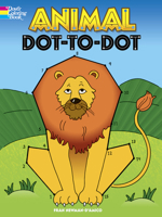 Animal Dot-to-Dot Coloring Book 0486413128 Book Cover